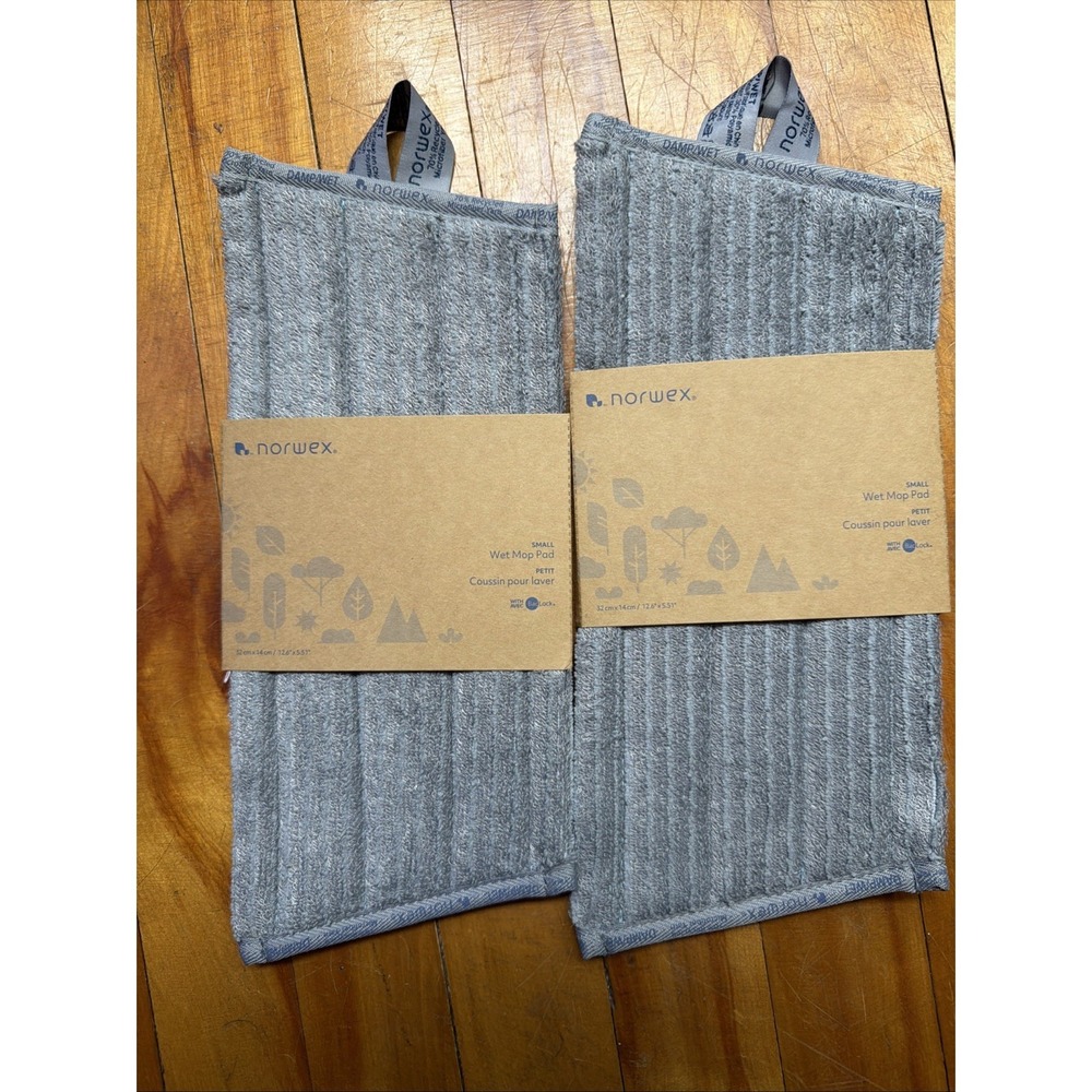 Norwex Mop Refills Floor Pad Cleaning Microfiber Dry Wet Sweeper Cleaner